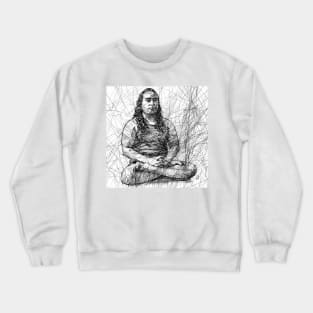 PARAMAHANSA YOGANANDA ink portrait .2 Crewneck Sweatshirt